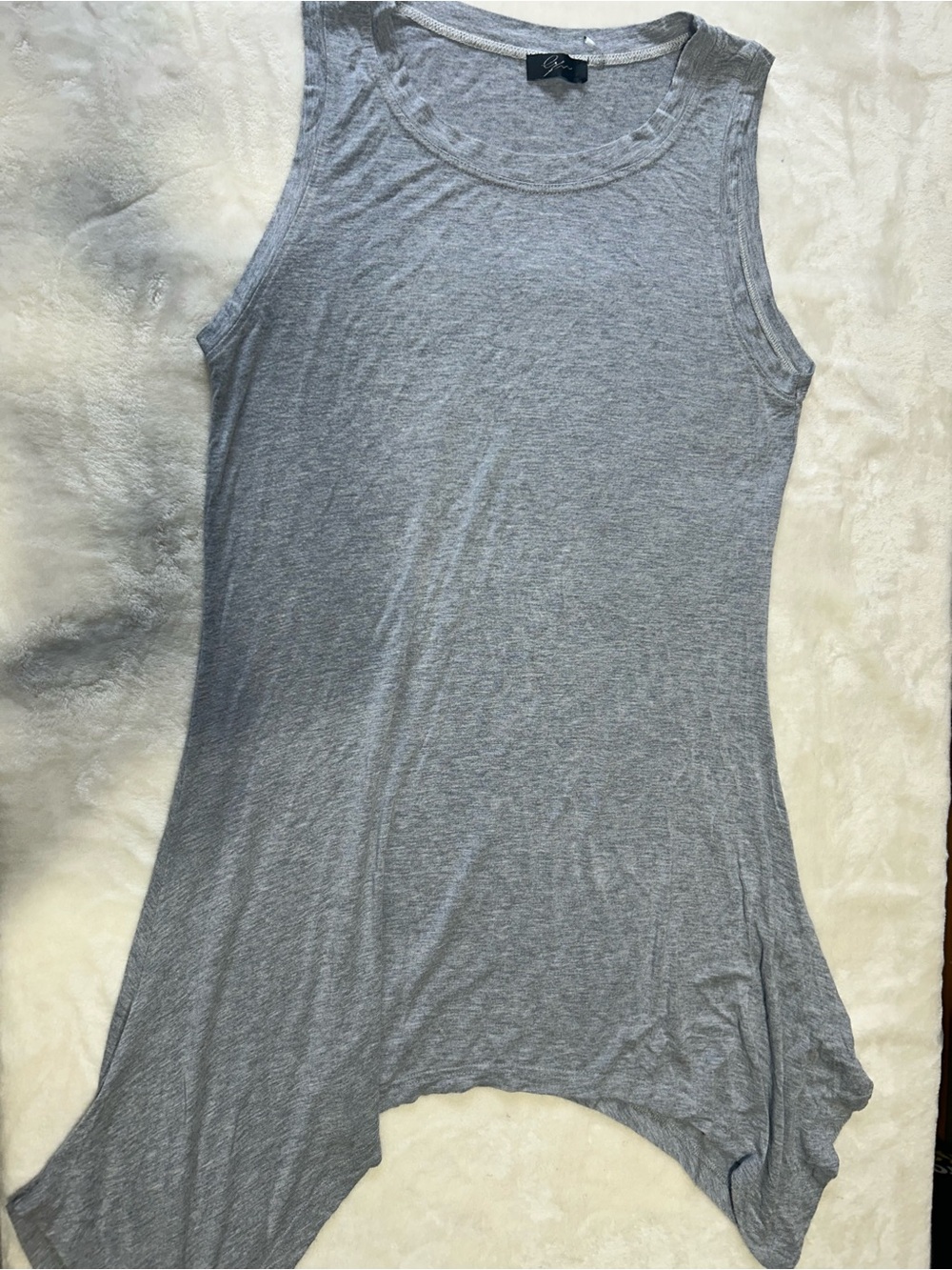 G by Guess Light Gray Sleeveless Dress